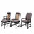 Postmodern Dining Chairs by Bernhardt, Black Lacquer & Birdseye Maple, Set of 6, 1980s For Sale - Image 14 of 18