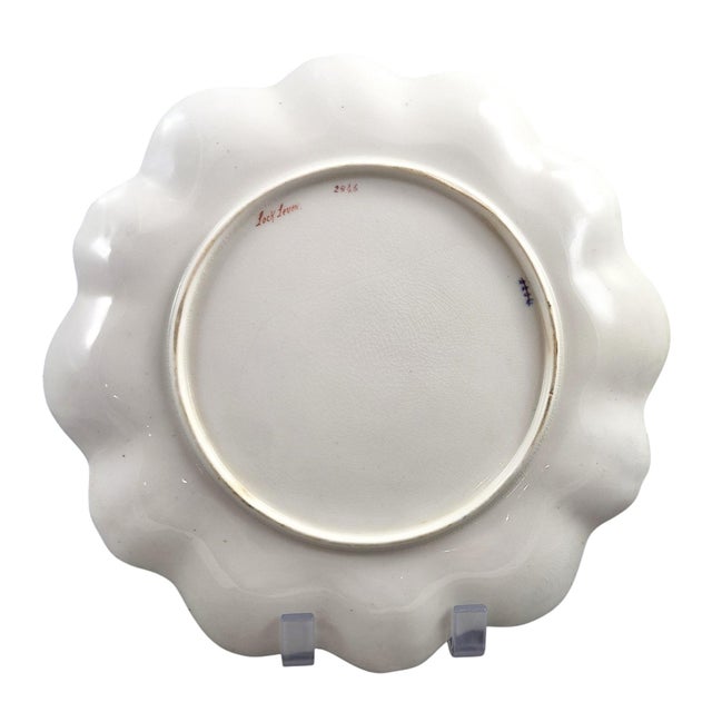 Porcelain View Service Plates by J. J. Birbeck for Aynsley, 1888, Set of 4 For Sale - Image 3 of 18