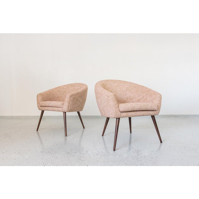 Beige Vintage Shell Armchairs from LFM, Poland, 1970s, Set of 2 For Sale - Image 8 of 14