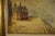 Oil on canvas signed Couprie, French school, 20th century, depicting a cobbled quay lined with old houses overlooking a...