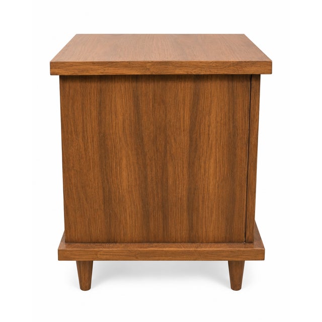 American Mid Century American of Martinsville Walnut Nightstands For Sale - Image 3 of 5