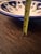 1980s AHand-Painted Tunisian Ceramic Tebsi Pedestal Serving Bowl For Sale - Image 4 of 6