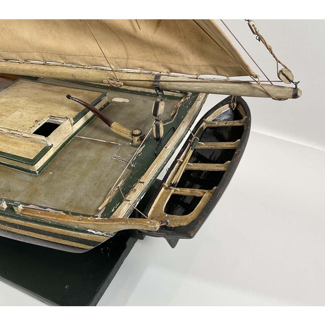 Model of the Oyster Sloop Fanny Fern of Quincy Mass For Sale - Image 4 of 12
