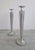 1980s Large Cast Aluminum Candlestick Holders, 1980s, Set of 2 For Sale - Image 5 of 7