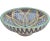 Teal Vintage Orange & Teal Moorish Floral Ceramic Bowl For Sale - Image 8 of 11