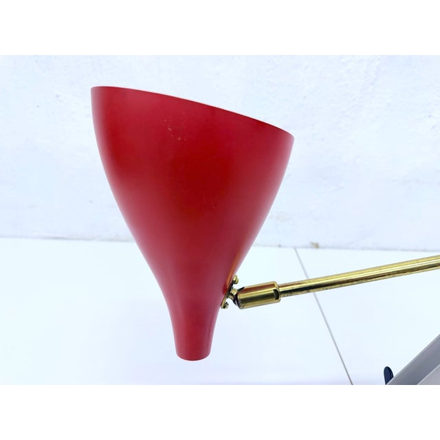 Mid-Century Modern Mid Century Adjustable Wall Lamp from Stilnovo, 1950s For Sale - Image 3 of 18
