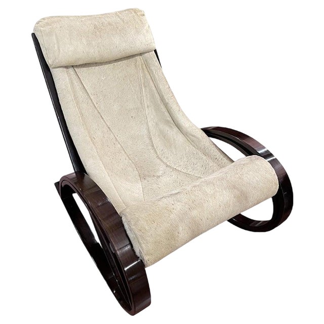 Sgarsul Rocking Chair by Gae Aulenti for Poltronova, Italy, 1960s For Sale