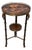 1980s Hollywood Regency Faux Bamboo Elephant Two-Tier Accent Table For Sale