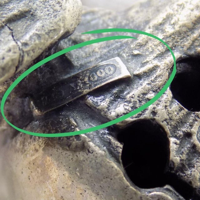 Metal Vintage Italian Handmade Silver Rare and Large Penguin Figurine Handmade Tuscany 1960s For Sale - Image 7 of 9