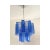 Sky- Blue and Blue Tronchi Murano Glass Sputnik Chandeliers by Simoeng, Set of 2 For Sale - Image 10 of 11