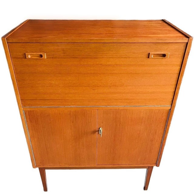 Vintage Danish Secretaire, 1960s For Sale - Image 4 of 9