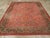 An antique Turkish Oushak room size carpet handmade during the Early 20th century. Measures: 11' 1" x 13' 6"
