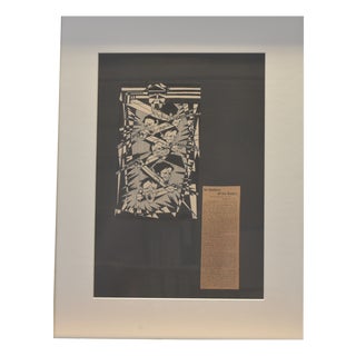 The Gunman with the Revolver, Ink Drawing, 1927 For Sale