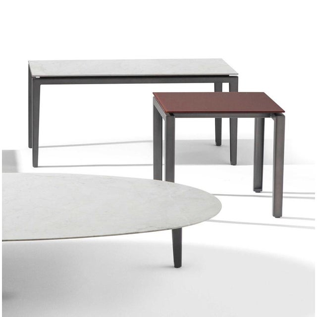 Metal Scighera Tables by Piero Lissoni for Cassina, Set of 4 For Sale - Image 7 of 17
