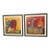 Karen Hoepting Signed "Spirit Leaf" Framed Animal Prints - Edition 65/200 - Pair For Sale