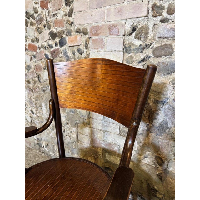 Antique Bentwood Armchair by Fischel, 1890s For Sale - Image 6 of 18