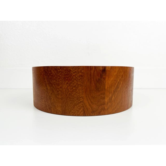 Vintage staved teak serving bowl designed by Jens Quistgaard for Dansk. Stamped "Dansk Designs Denmark IHQ" on bottom....