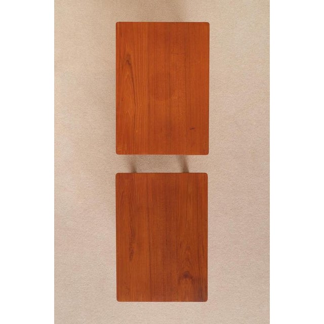 Wood Bedside Tables, Sweden, 1960s, Set of 2 For Sale - Image 7 of 8