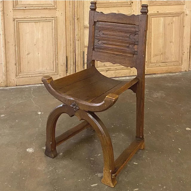 Gothic Antique Gothic Side Chair For Sale - Image 3 of 12