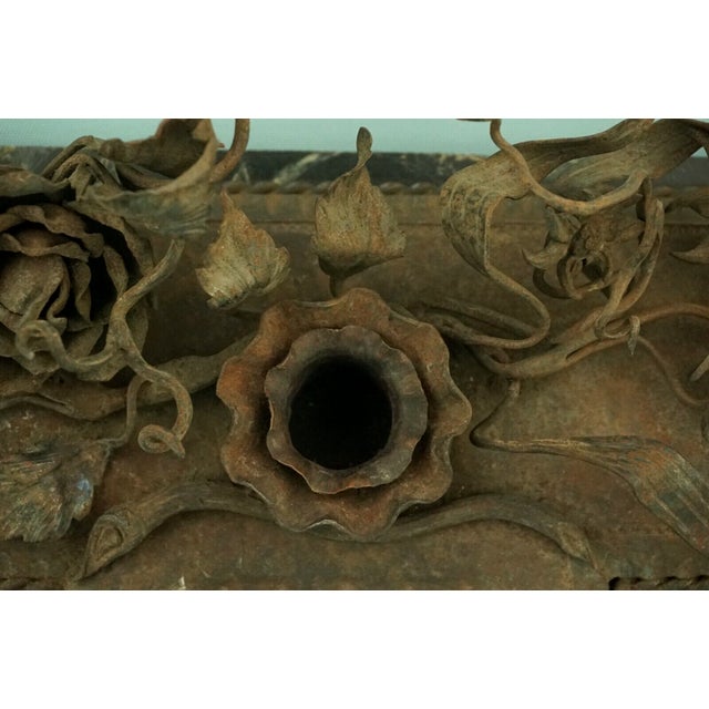 Antique Art Nouveau Inkwell in Wrought Iron, 1890s For Sale - Image 17 of 18