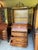 American 1950s Vintage Chippendale Style Serpentine Secretary Desk Bookcase For Sale - Image 3 of 12