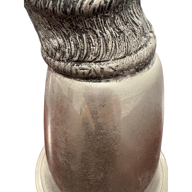 Vintage Gucci Silver-Tone Wild Boar Head Stirrup Cup For Sale In Charlotte - Image 6 of 7