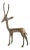 Vintage African Dark Bronze Gazelle For Sale