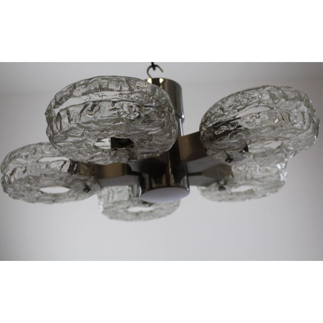 Metal Chandelier by Gaetano Sciolari for Sciolari, 1960s For Sale - Image 7 of 18