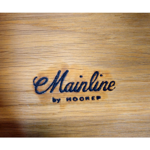 Beautiful Restored Original Mid Century Modern Tall Dresser Highboy Mainline by Hooker Furniture For Sale - Image 14 of 14