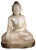 Asian Alabaster Buddha, 1880s For Sale