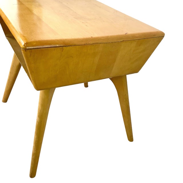 Heywood-Wakefield Solid Birch Encore End Table in Wheat For Sale In Philadelphia - Image 6 of 18