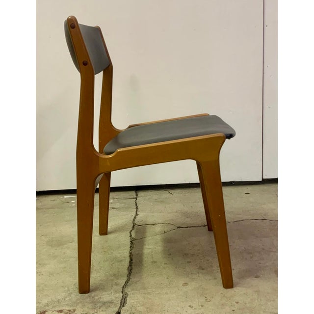 Wood A Pair of Mid Century Modern Chair Attributed to Erik Buch For Sale - Image 7 of 14