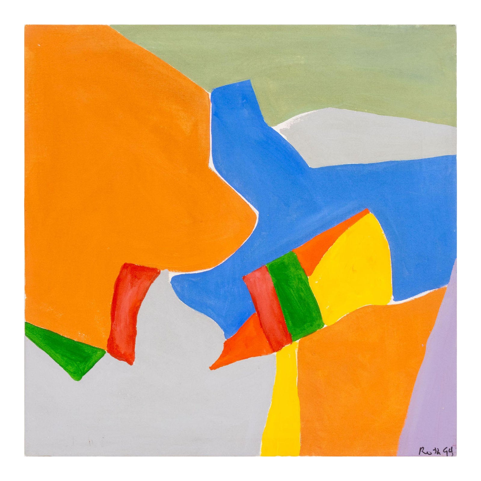 Jack Roth Untitled Acrylic on Canvas, 1994 | Chairish
