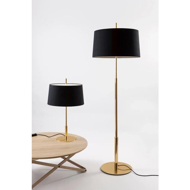 Contemporary Nickel Diana Floor Lamp by Federico Correa For Sale - Image 3 of 4