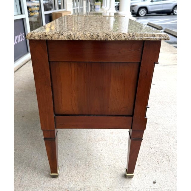 Late 20th Century Pair of Harden Nightstands With Granite Tops For Sale - Image 9 of 12