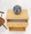 Mid-Century Modern Blonde Pecan Night Stand End Side Table Dovetail Joints For Sale - Image 10 of 13