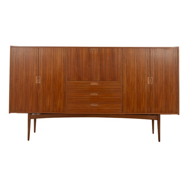Highboard with Writing Desk from Musterring, 1950s For Sale