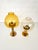 L102/32 Brass and Glass Photophores by Hans-Agne Jakobsson for Markaryd, Sweden, 1970s, Set of 2 For Sale - Image 11 of 14