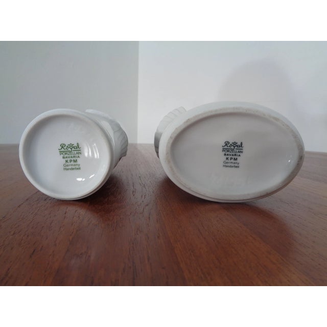 Mid-Century Op Art Vases from Royal KPM, 1960s, Set of 6 For Sale - Image 10 of 18