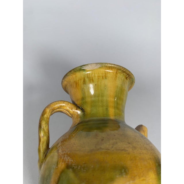 Sancai glazed ewer, China, Tang Dynasty (618-907 AD) For Sale - Image 10 of 12