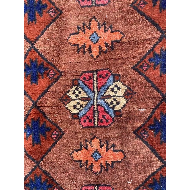 Vintage Silk Turkmen Rug For Sale - Image 13 of 18