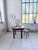Round Walnut Table with Turned Legs, 1900s For Sale - Image 3 of 18