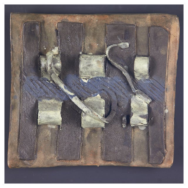 Adriano Tuninetto, Wall Sculpture, 1970s, Terracotta For Sale