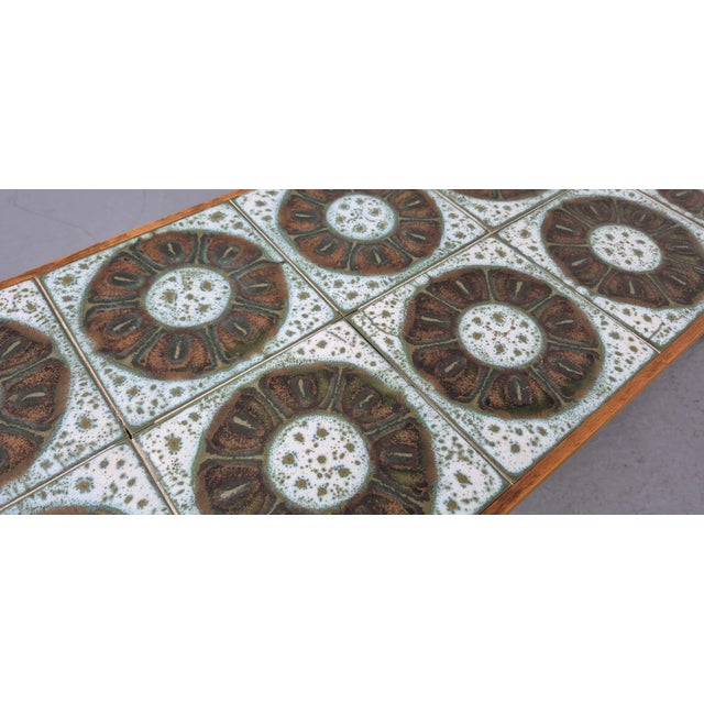 Ceramic and Wood Coffee Table, Germany,1960s For Sale - Image 12 of 14