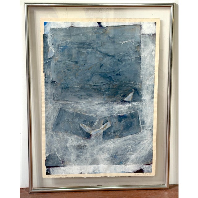 Andrea Bolley, Canadian Born 1949, Wrap Series #026, 1980 Paper Painting For Sale In Greensboro - Image 6 of 11