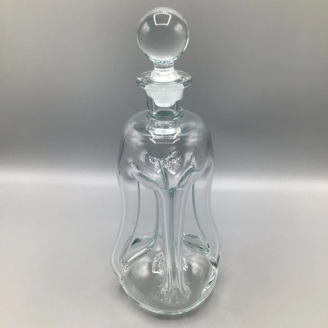 Mid-Century Modern Vintage Holmegaard Kluk-Kluk Decanter Designed by Jacob Bang For Sale - Image 3 of 13