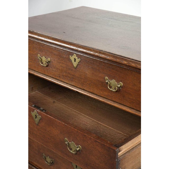 Antique English Oak Chest of Drawers, 1600s For Sale - Image 12 of 13