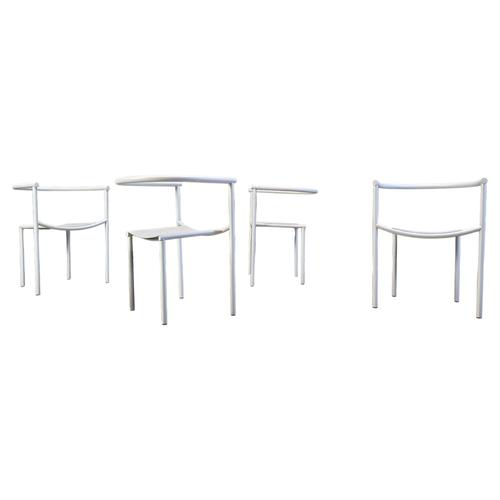 Vintage Von Vogelsang Chairs by Starck for Driade, 1980s, Set of 4 For Sale - Image 14 of 14