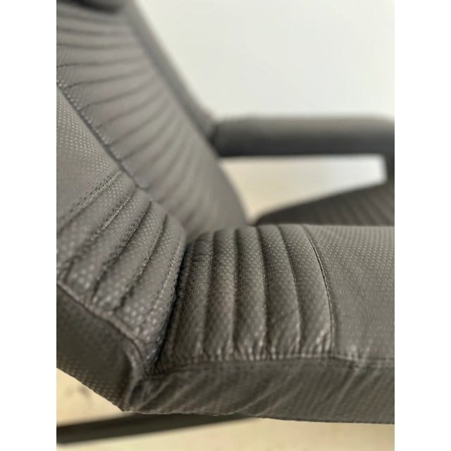 Black Brunati Kilkis Lounge Chair by Ammanati & Vitelli, 1980 For Sale - Image 8 of 9