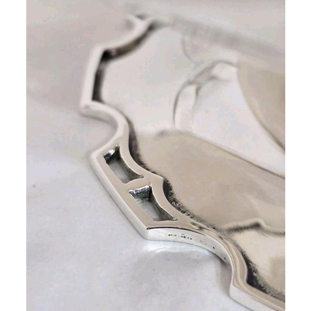 Mid-Century Sterling Silver Fruit Bowl from JB Chatterley, 1972 For Sale - Image 14 of 18